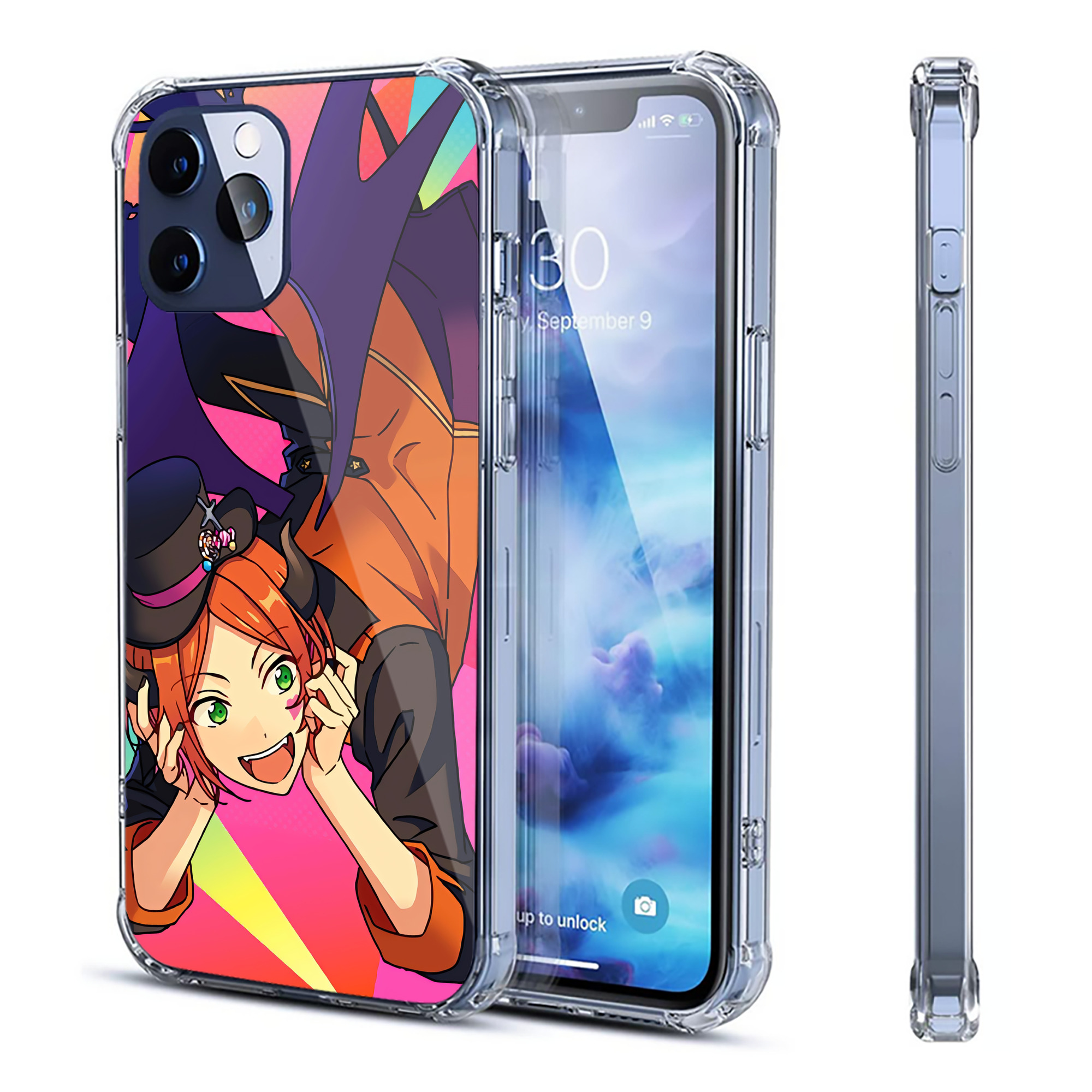 （画像用） あんさんぶるスターズ! Ensemble Stars 【iPhone 12シリーズ対応】透明スマホケース（クリアソフトケース）